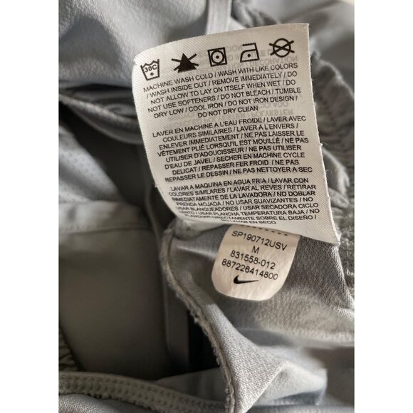 Nike Dri-Fit Standard Fit Lined Running Shorts Gray Womens Size Medium - Picture 8 of 8